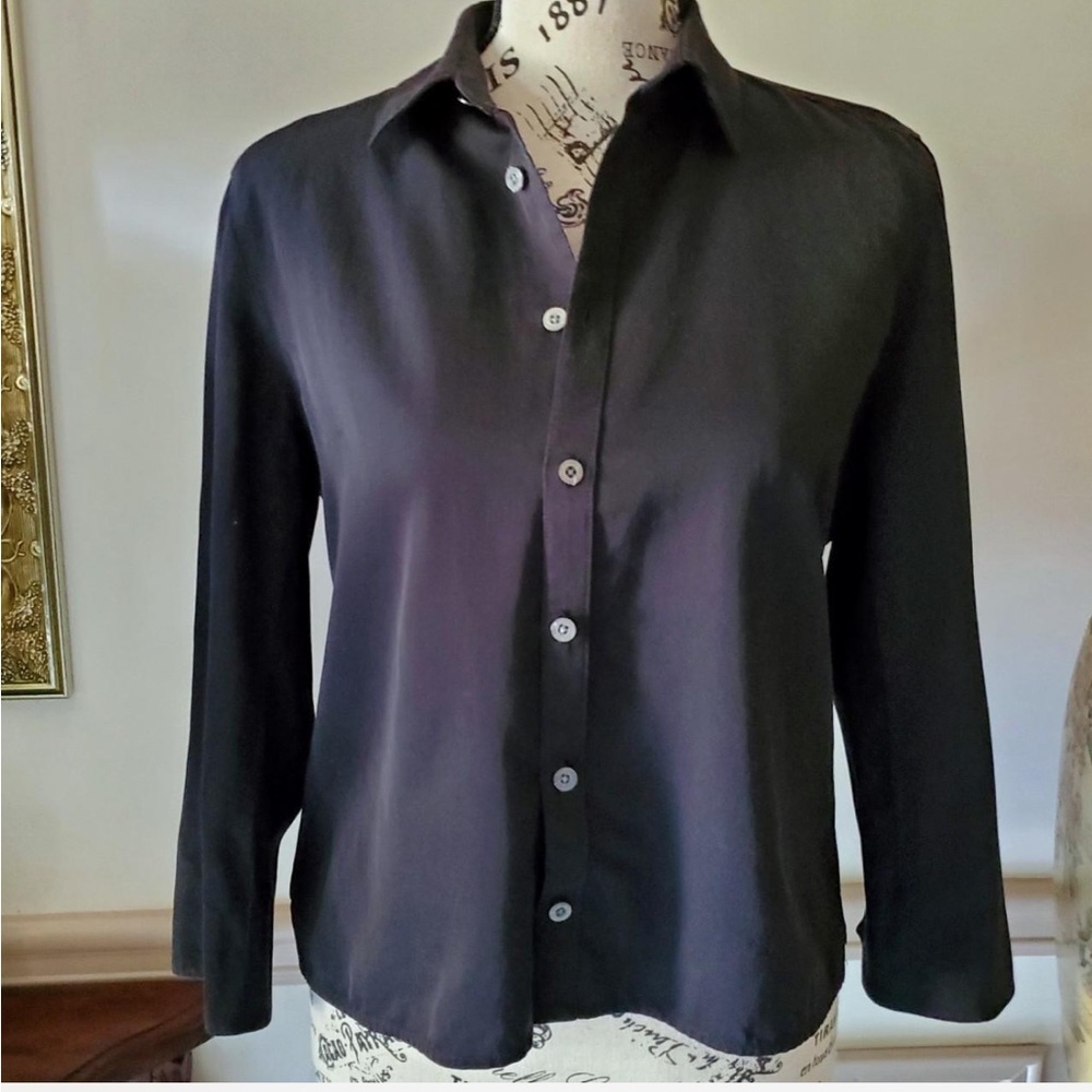 Ralph Lauren Tartan Plaid Label Blouse